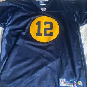 Throwback Blue/Yellow Aaron Rodgers Jersey - Large